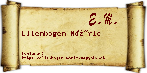 Ellenbogen Móric névjegykártya